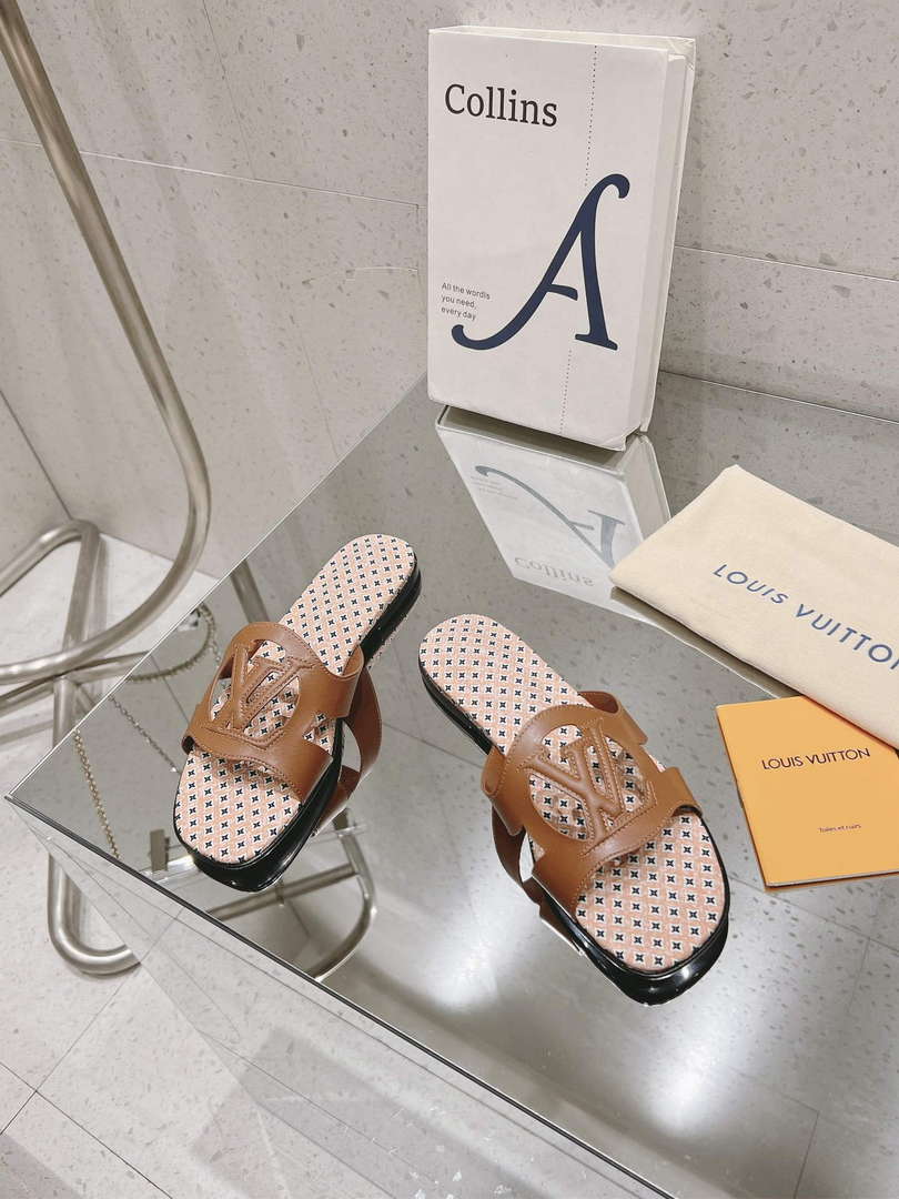 LV 1ABP20 Louis Vuitton LV Isola Flat Mules L66399