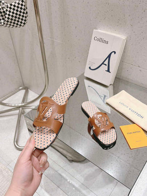 LV 1ABP20 Louis Vuitton LV Isola Flat Mules L66399 - US 4=Euro 35 - View 7