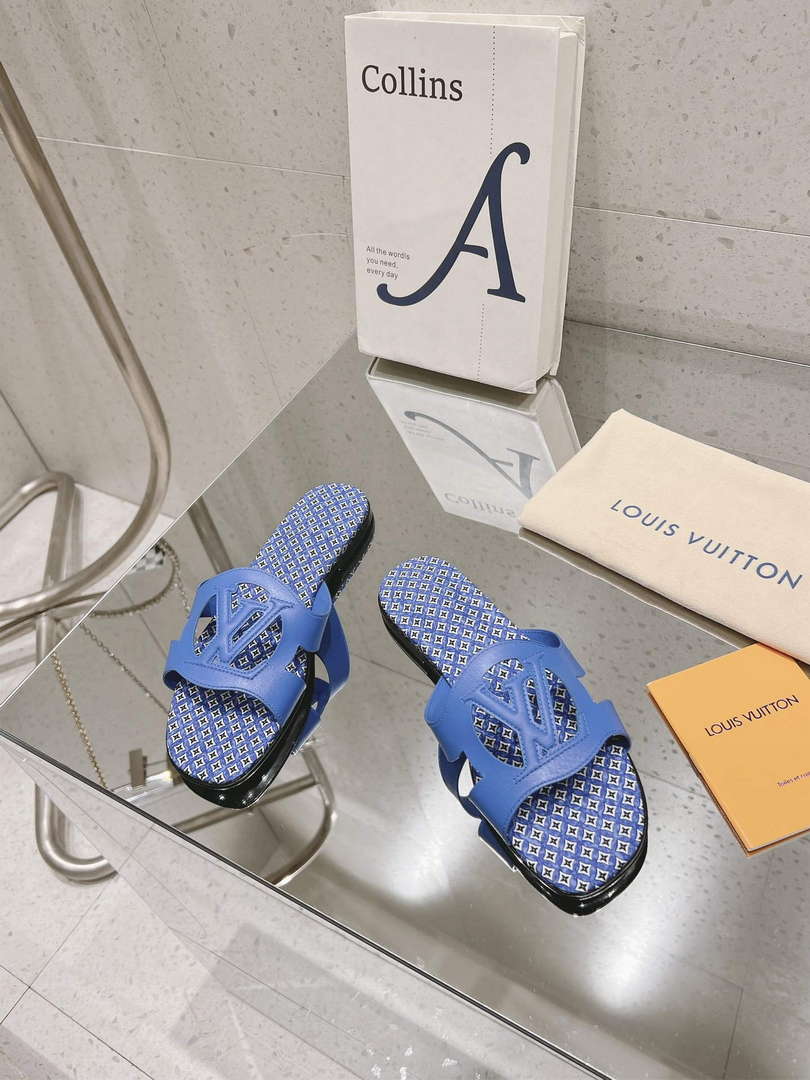 LV 1ABP20 Louis Vuitton LV Isola Flat Mules L66400 - US 4=Euro 35 - View 2