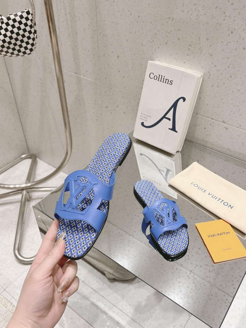 LV 1ABP20 Louis Vuitton LV Isola Flat Mules L66400