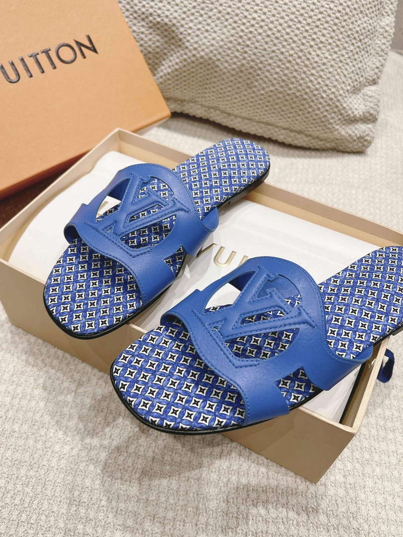 LV 1ABP20 Louis Vuitton LV Isola Flat Mules L66400 - US 4=Euro 35 - View 6