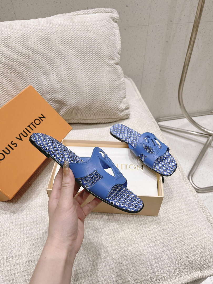 LV 1ABP20 Louis Vuitton LV Isola Flat Mules L66400 - US 4=Euro 35 - View 7