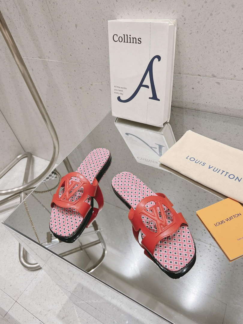 LV 1ABP20 Louis Vuitton LV Isola Flat Mules L66401