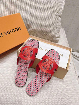 LV 1ABP20 Louis Vuitton LV Isola Flat Mules L66401 - US 4=Euro 35 - View 4
