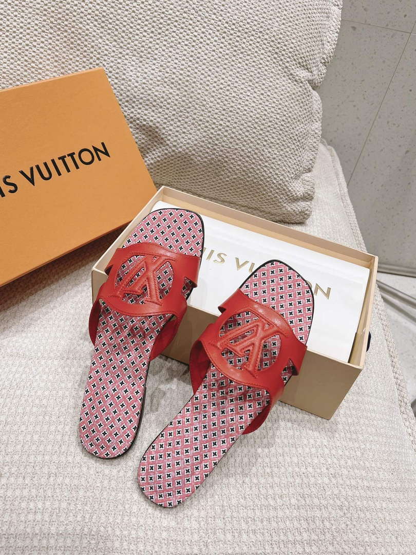 LV 1ABP20 Louis Vuitton LV Isola Flat Mules L66401 - US 4=Euro 35 - View 4