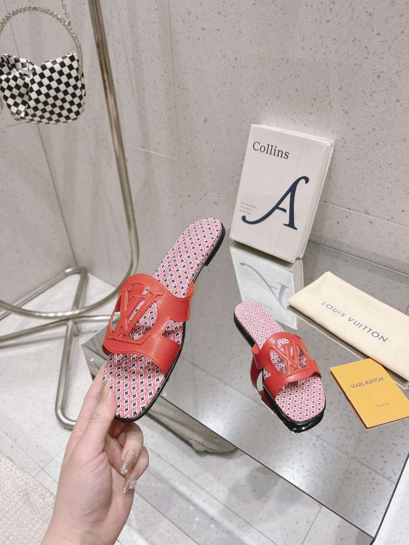 LV 1ABP20 Louis Vuitton LV Isola Flat Mules L66401