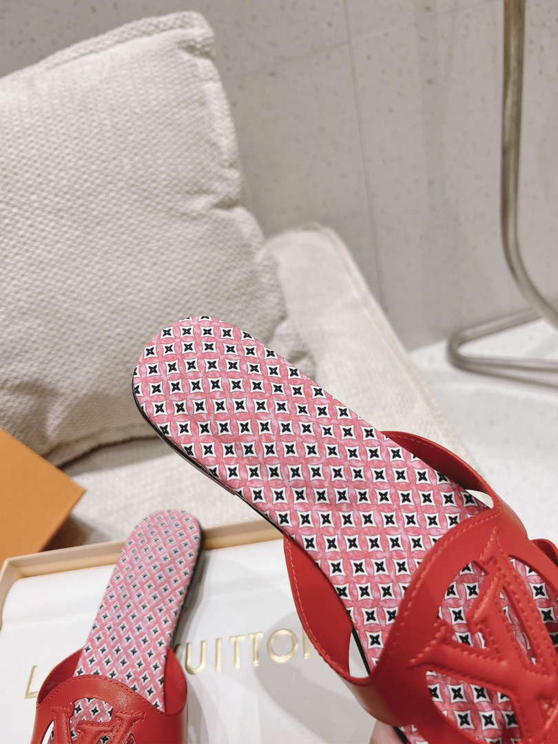 LV 1ABP20 Louis Vuitton LV Isola Flat Mules L66401 - US 4=Euro 35 - View 8