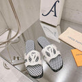 LV 1ABP20 Louis Vuitton LV Isola Flat Mules L66402 - US 4=Euro 35 - View 1