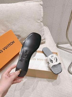 LV 1ABP20 Louis Vuitton LV Isola Flat Mules L66402 - US 4=Euro 35 - View 9