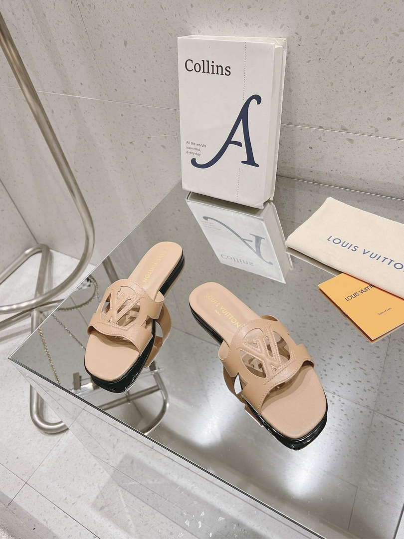 LV 1ABP20 Louis Vuitton LV Isola Flat Mules L66403 - US 4=Euro 35 - View 2