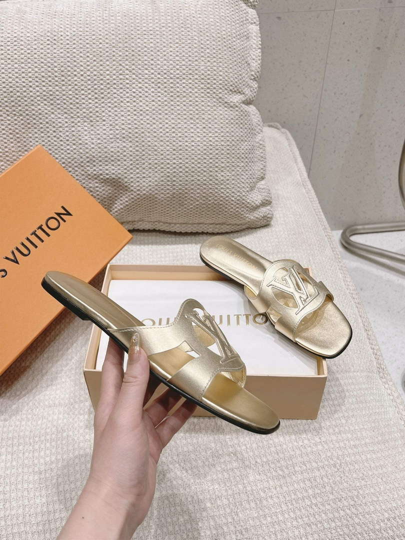 LV 1ABP20 Louis Vuitton LV Isola Flat Mules L66404