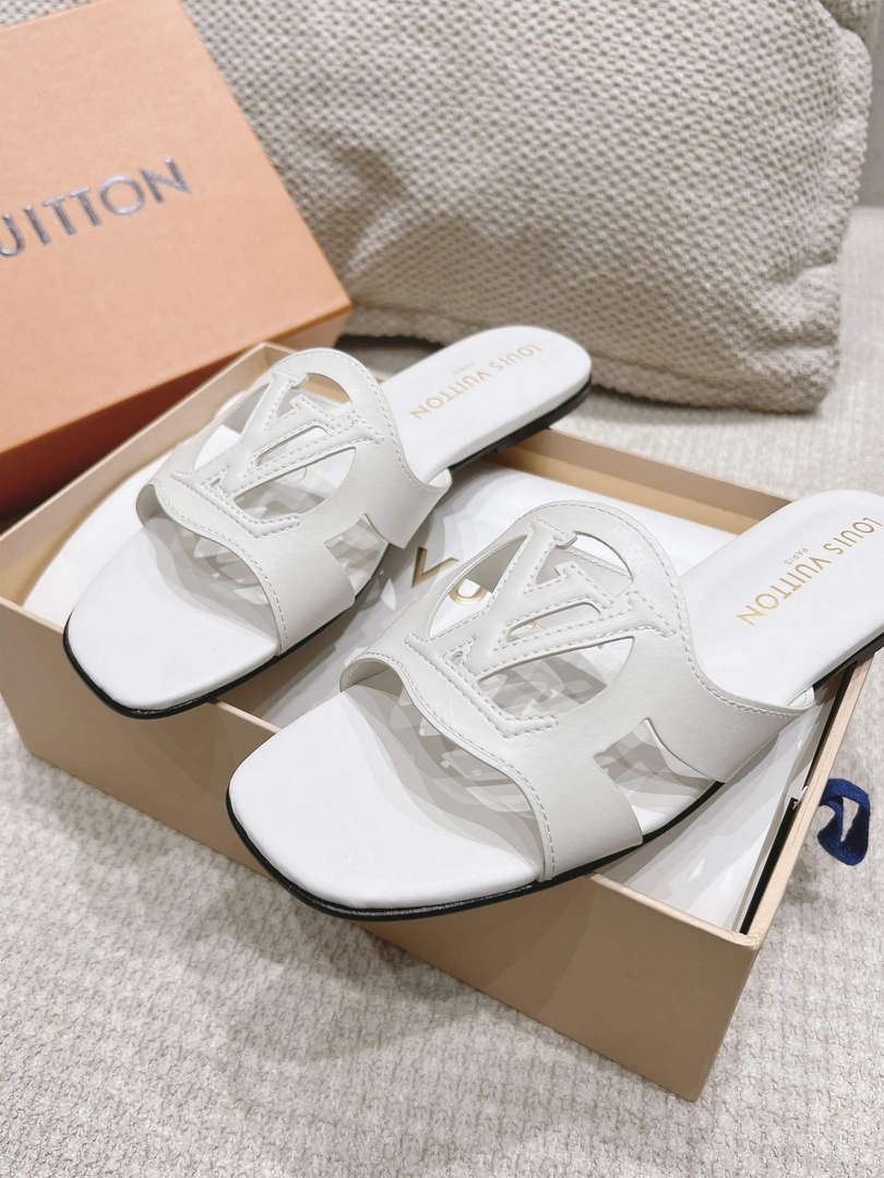 LV 1ABP20 Louis Vuitton LV Isola Flat Mules L66405 - US 4=Euro 35 - View 4