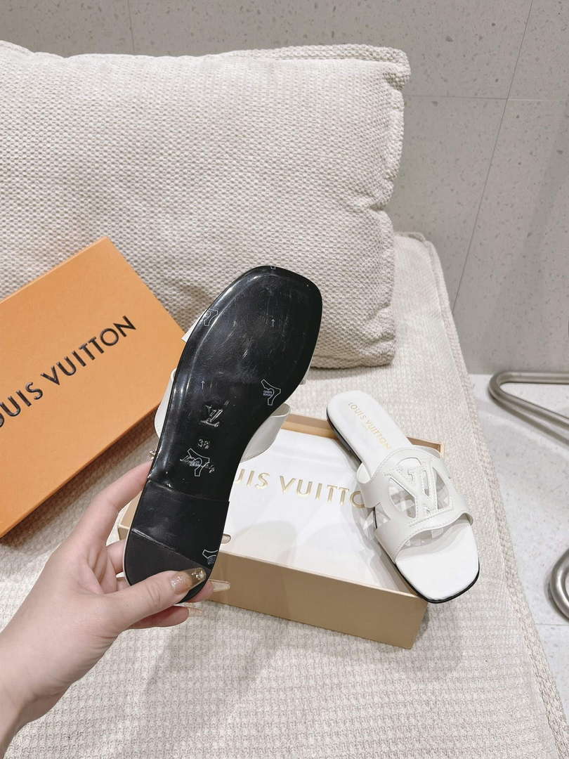 LV 1ABP20 Louis Vuitton LV Isola Flat Mules L66405 - US 4=Euro 35 - View 9