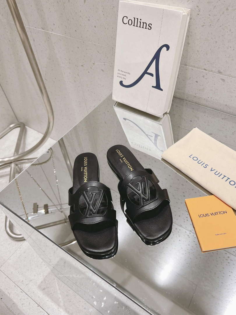LV 1ABP20 Louis Vuitton LV Isola Flat Mules L66406 - US 4=Euro 35 - View 1