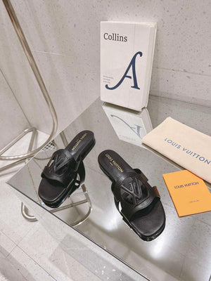 LV 1ABP20 Louis Vuitton LV Isola Flat Mules L66406 - US 4=Euro 35 - View 2