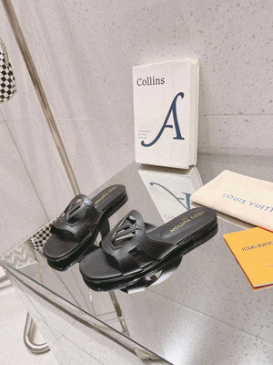 LV 1ABP20 Louis Vuitton LV Isola Flat Mules L66406 - US 4=Euro 35 - View 3