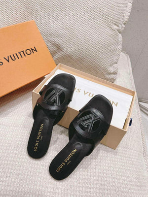 LV 1ABP20 Louis Vuitton LV Isola Flat Mules L66406 - US 4=Euro 35 - View 4