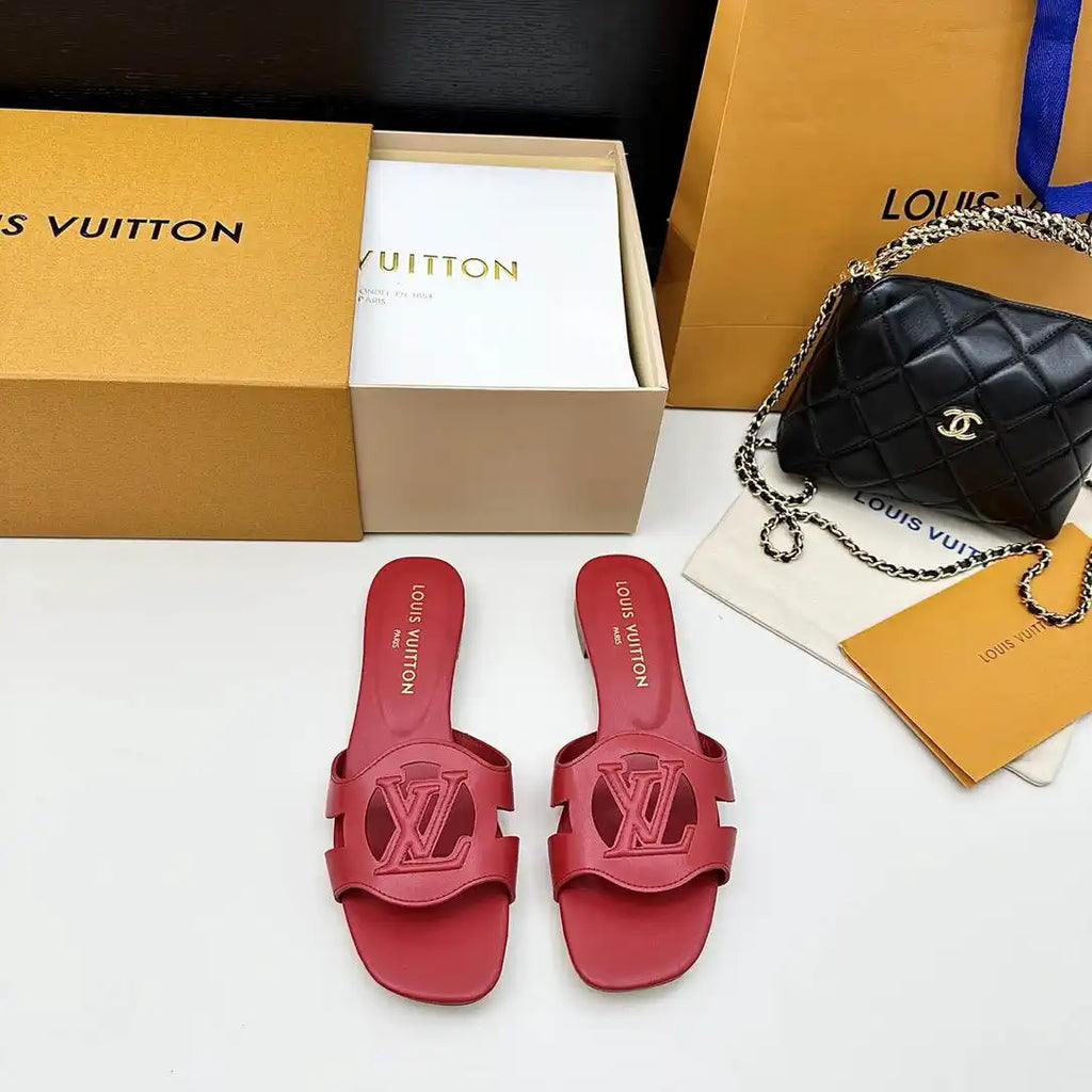 LV 1ABP20 Louis Vuitton LV Isola Slippers Flat Mules L66450