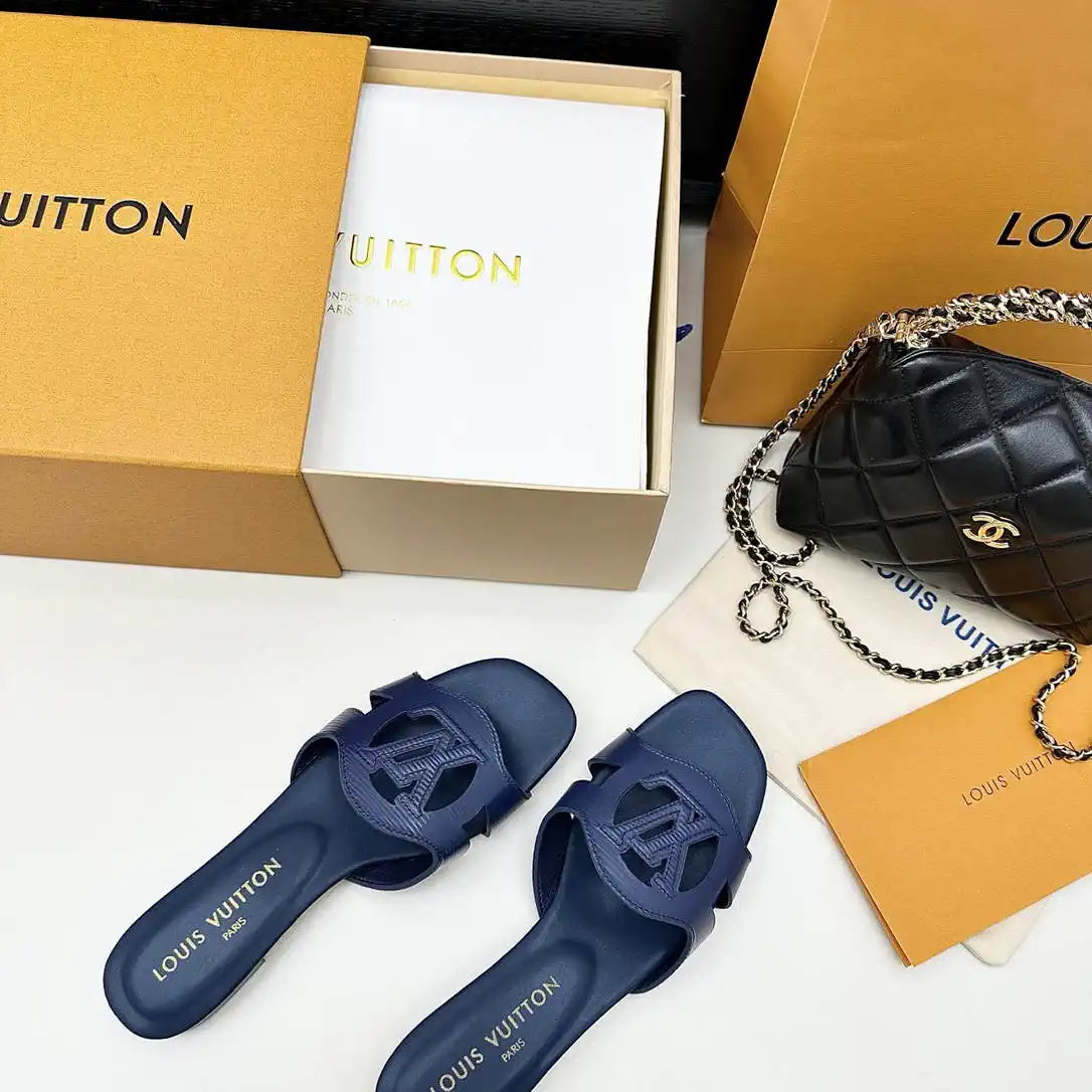 LV 1ABP20 Louis Vuitton LV Isola Slippers Flat Mules L66450