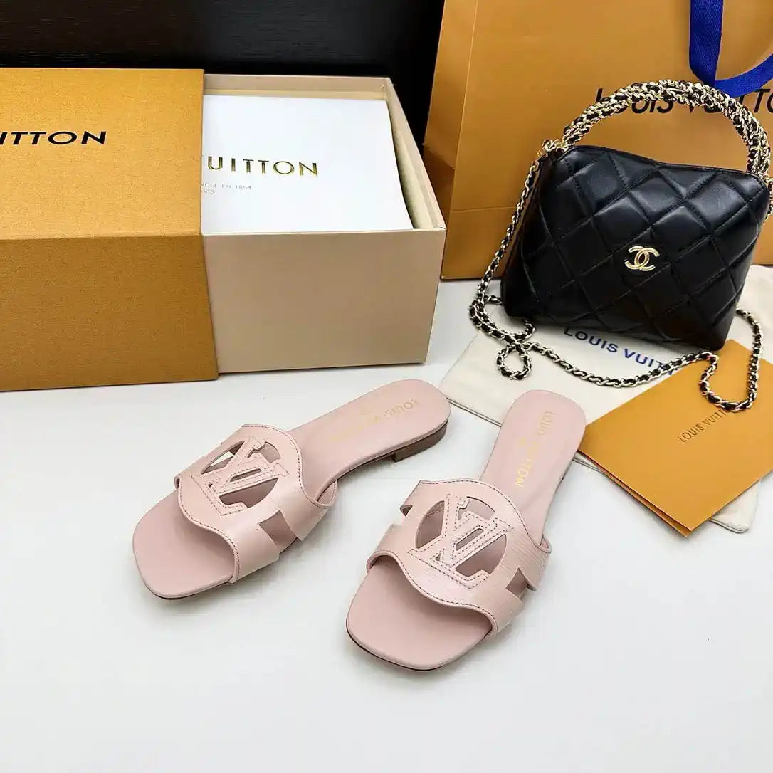 LV 1ABP20 Louis Vuitton LV Isola Slippers Flat Mules L66451