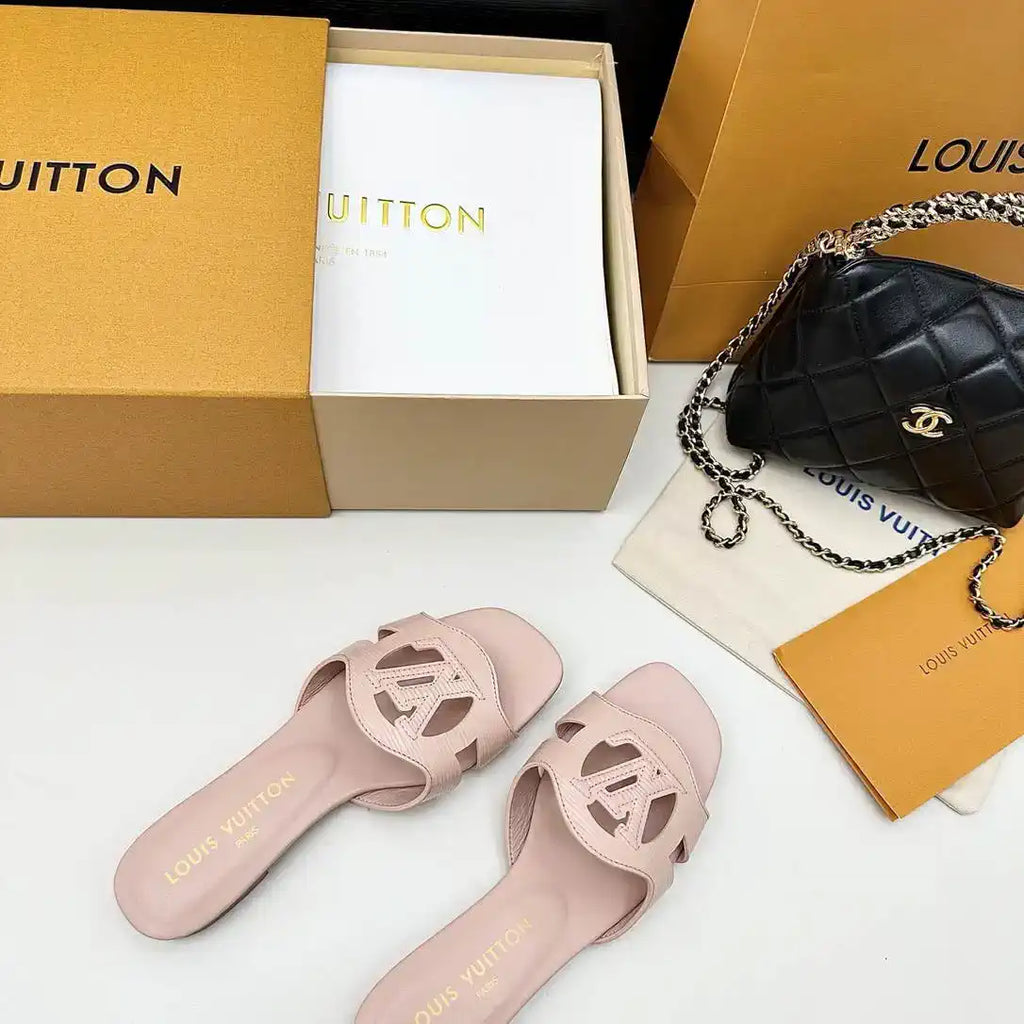LV 1ABP20 Louis Vuitton LV Isola Slippers Flat Mules L66451