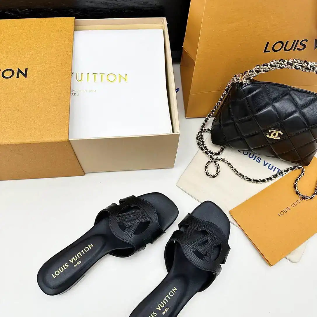 LV 1ABP20 Louis Vuitton LV Isola Slippers Flat Mules L66451