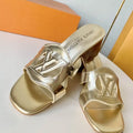 LV 1ABP20 Louis Vuitton LV Isola Slippers Flat Mules L66452 Heel 4.5cm