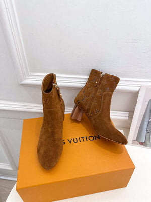 LV 1ABP9I Louis Vuitton Women's Silhouette Ankle Boot L67334 - 35 - View 4