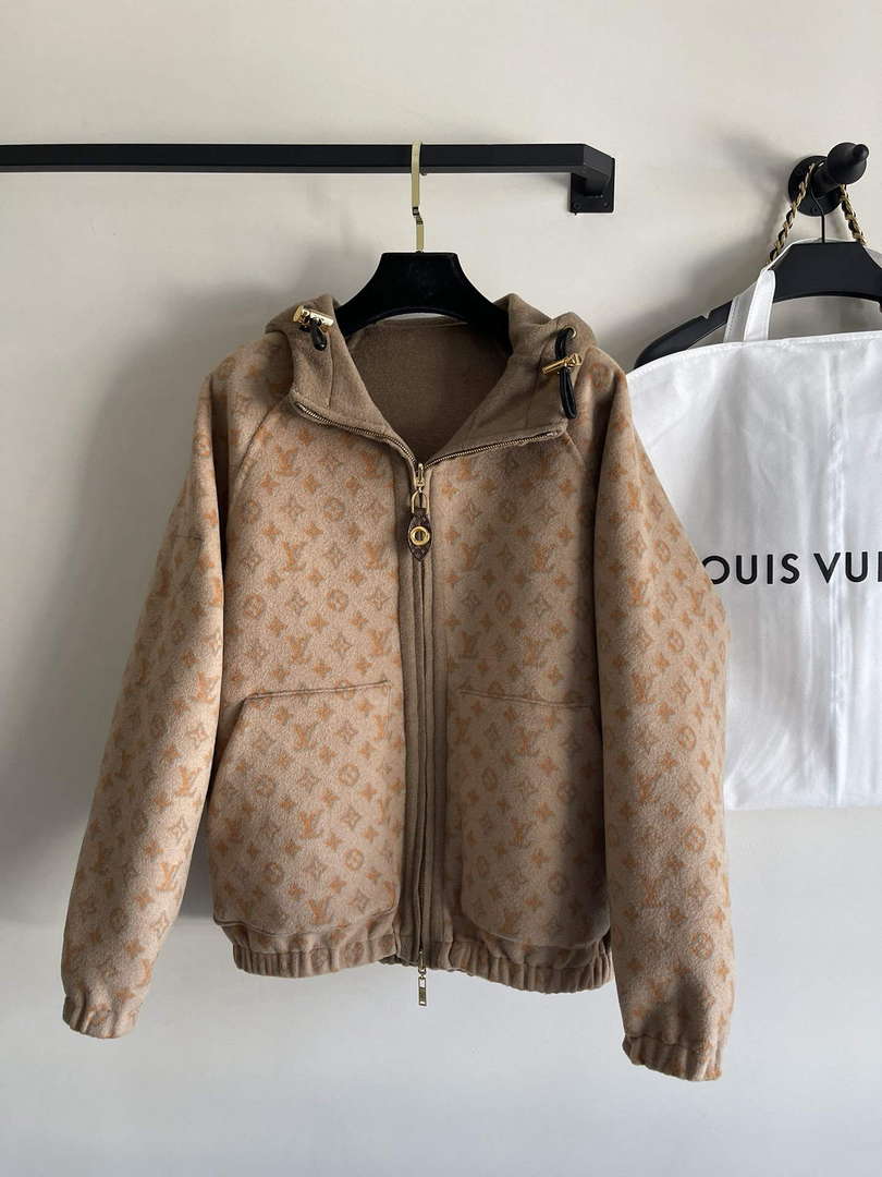 LV 1ABTBO Louis Vuitton Reversible 3D Monogram Jacquard Jacket L35820