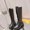 LV 1ABUPL Louis Vuitton Women's Territory Flat High Ranger Boot L67329 - 35 - View 1