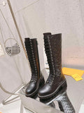 LV 1ABUPL Louis Vuitton Women's Territory Flat High Ranger Boot L67329