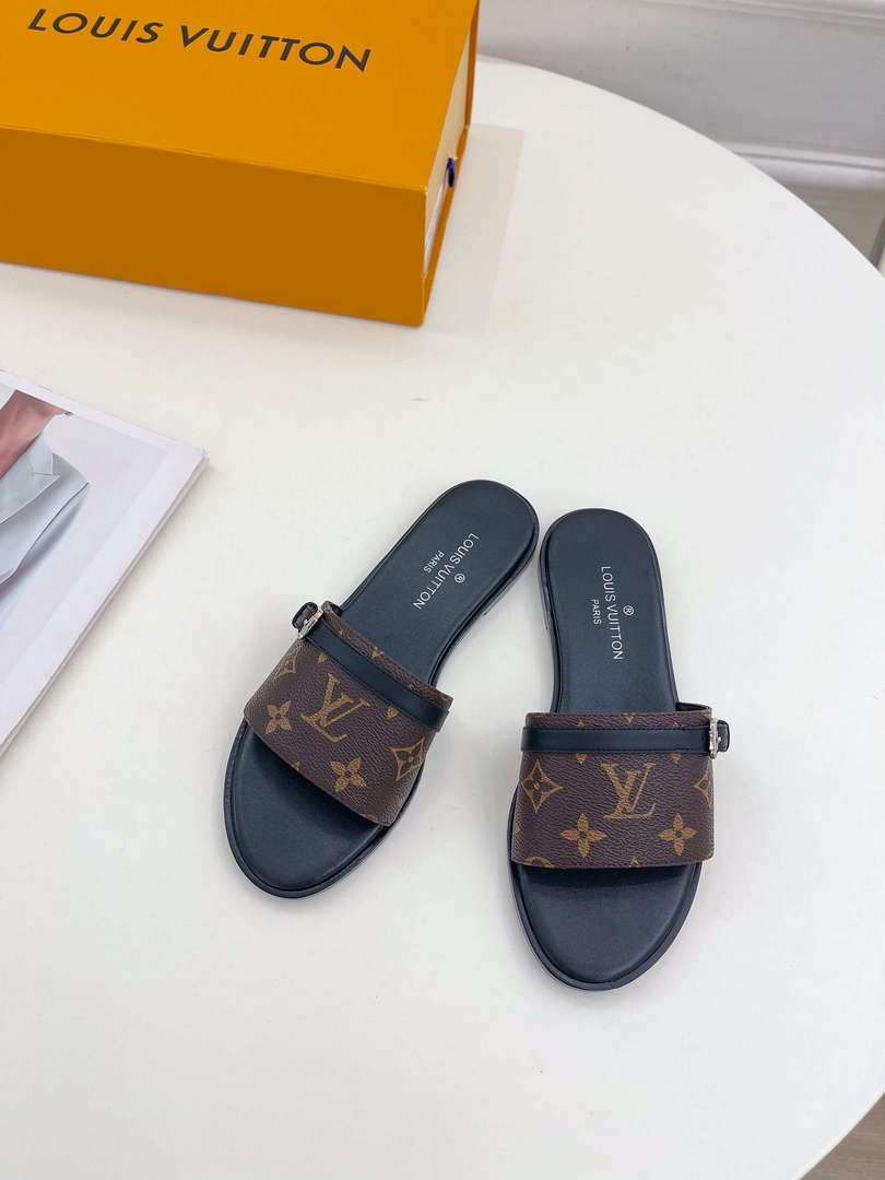 LV 1ABV0K Louis Vuitton Lock It Flat Mule L66279 - 35 - View 1