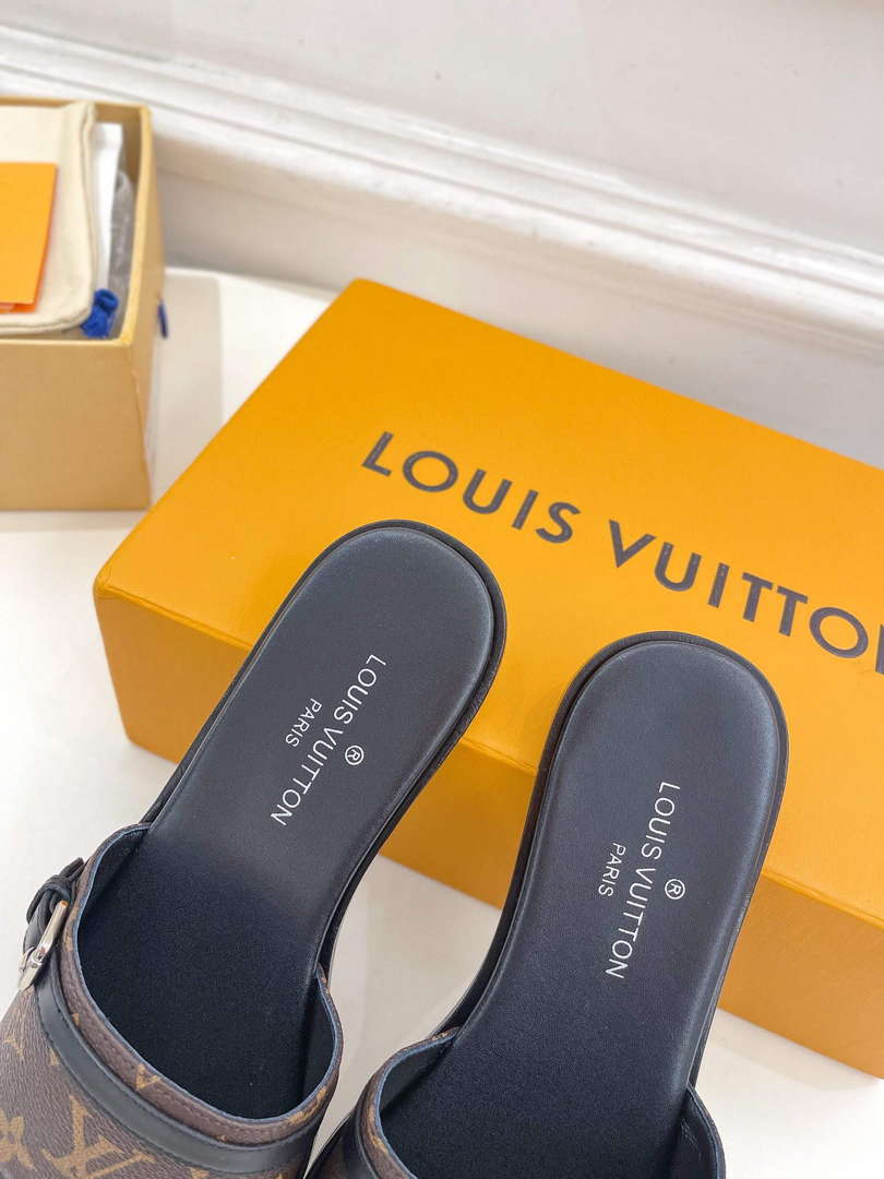 LV 1ABV0K Louis Vuitton Lock It Flat Mule L66279