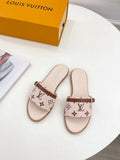 LV 1ABV0K Louis Vuitton Lock It Flat Mule L66280