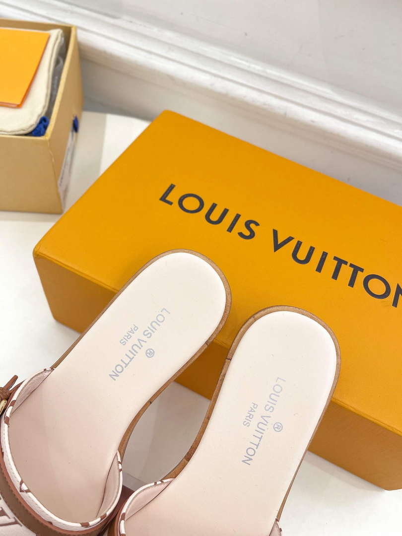 LV 1ABV0K Louis Vuitton Lock It Flat Mule L66280
