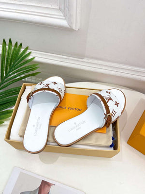 LV 1ABV0K Louis Vuitton Lock It Flat Mule L66281 - 35 - View 5