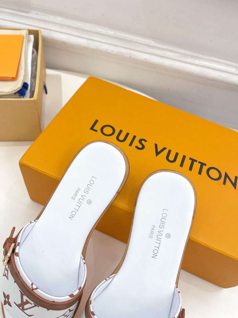 LV 1ABV0K Louis Vuitton Lock It Flat Mule L66281