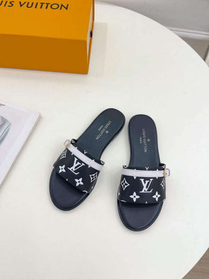 LV 1ABV0K Louis Vuitton Lock It Flat Mule L66282 - 35 - View 1