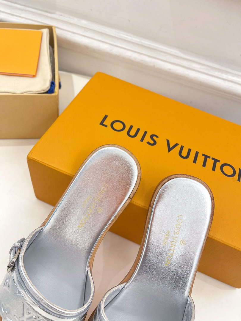 LV 1ABV0K Louis Vuitton Lock It Flat Mule L66283