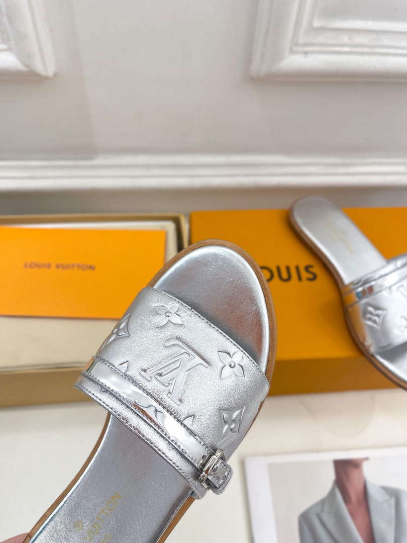 LV 1ABV0K Louis Vuitton Lock It Flat Mule L66283 - 35 - View 7