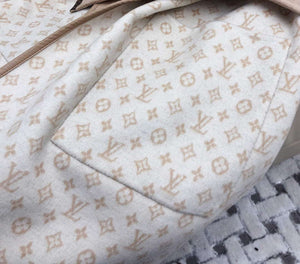 LV 1AC4EB Louis Vuitton Reversible Signature Hooded Wrap Coat L35821 - S - View 5