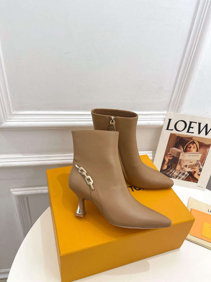 LV 1ACAKQ Louis Vuitton Women's Shoes Sparkle Ankle Boots L75202