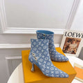 LV 1ACAKQ Louis Vuitton Women's Shoes Sparkle Ankle Boots L75204 - 35 - View 1