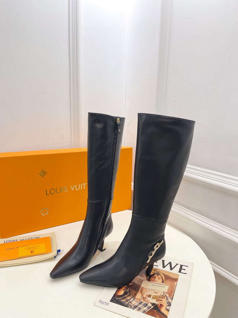 LV 1ACAKQ Louis Vuitton Women's Shoes Sparkle High Boots L75206