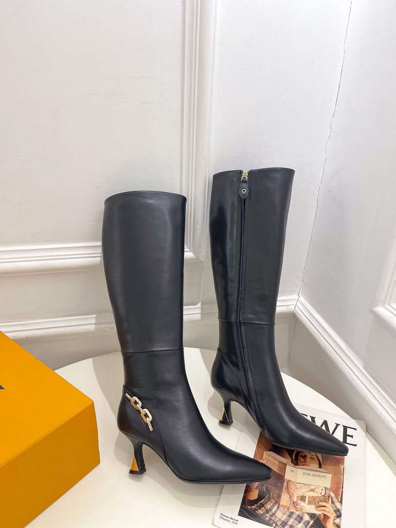 LV 1ACAKQ Louis Vuitton Women's Shoes Sparkle High Boots L75206