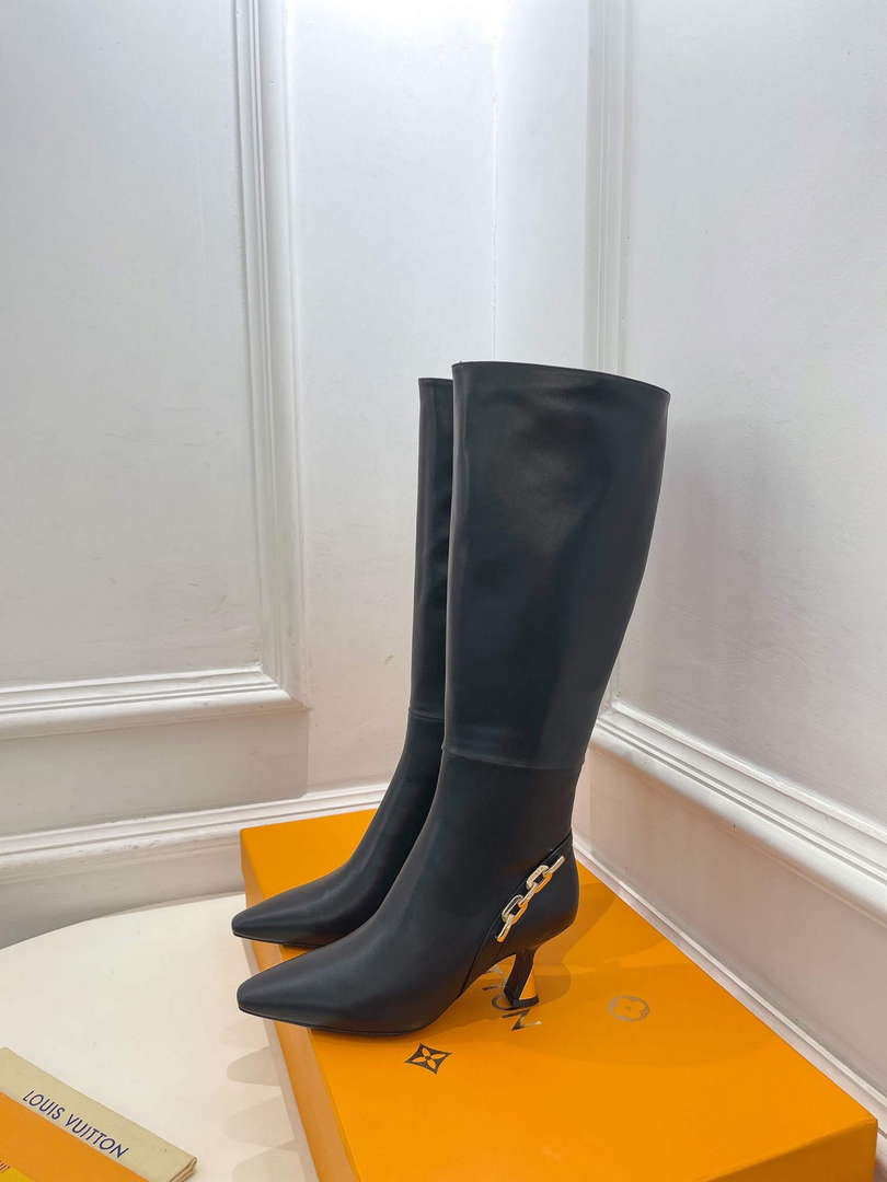 LV 1ACAKQ Louis Vuitton Women's Shoes Sparkle High Boots L75206