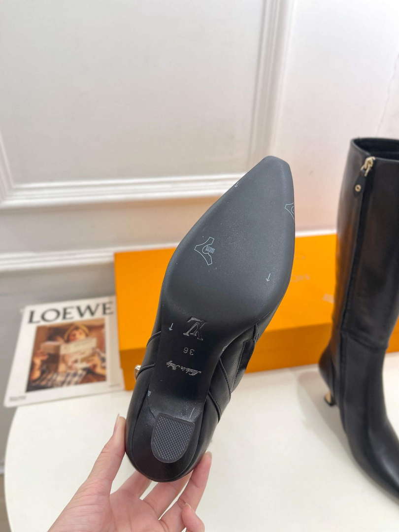 LV 1ACAKQ Louis Vuitton Women's Shoes Sparkle High Boots L75206