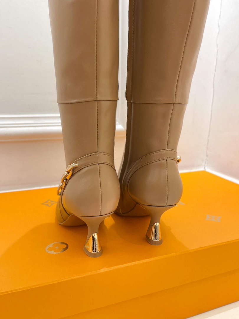LV 1ACAKQ Louis Vuitton Women's Shoes Sparkle High Boots L75207 - 35 - View 6