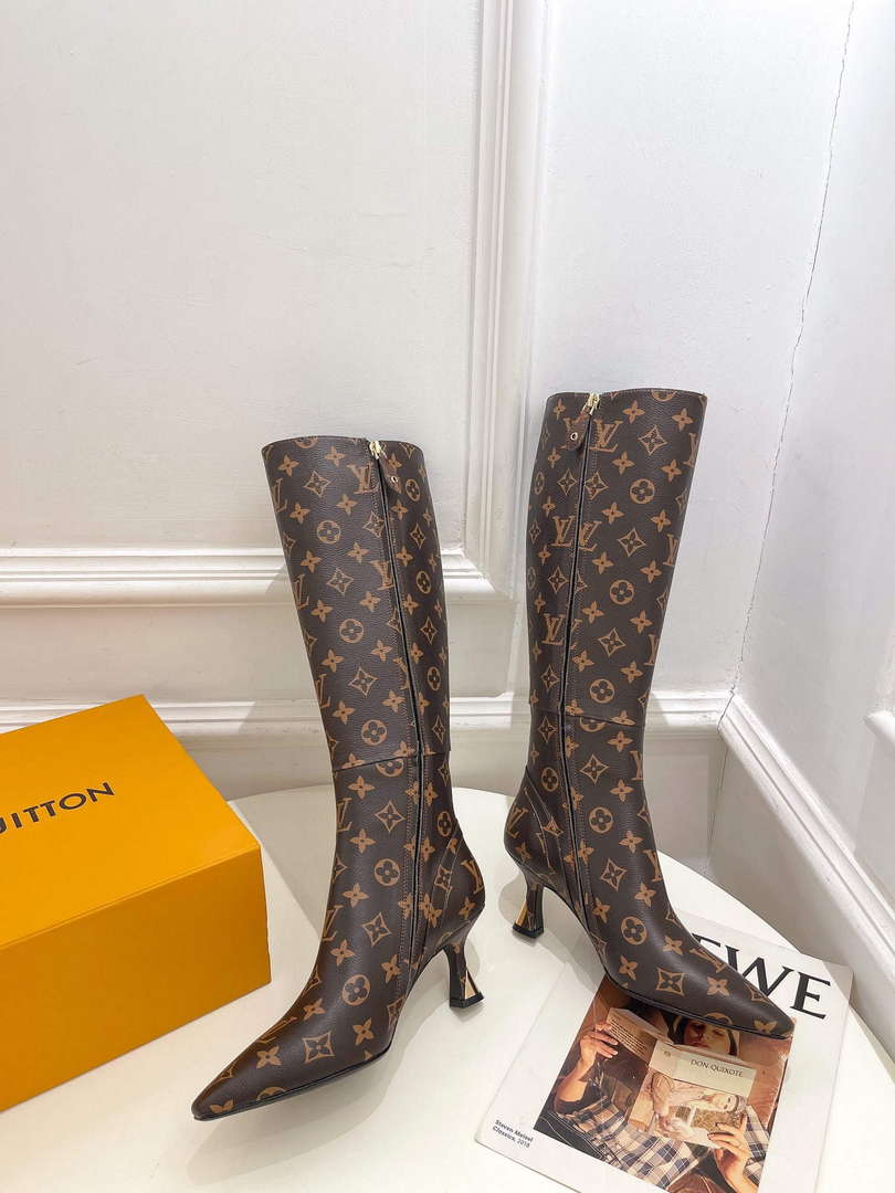 LV 1ACAKQ Louis Vuitton Women's Shoes Sparkle High Boots L75208