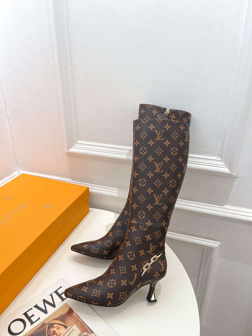 LV 1ACAKQ Louis Vuitton Women's Shoes Sparkle High Boots L75208